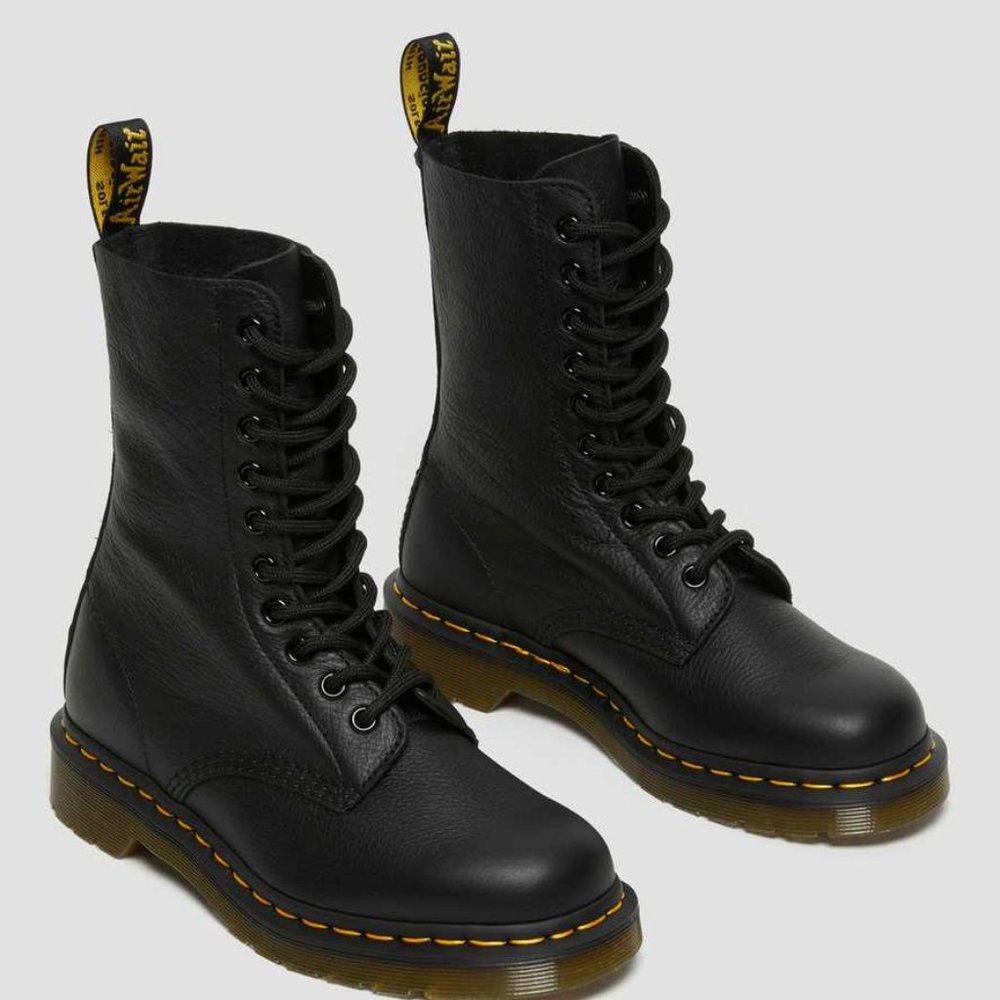 Dr Martens 1490 Virginia Leather Mid-Calf Boots NEW